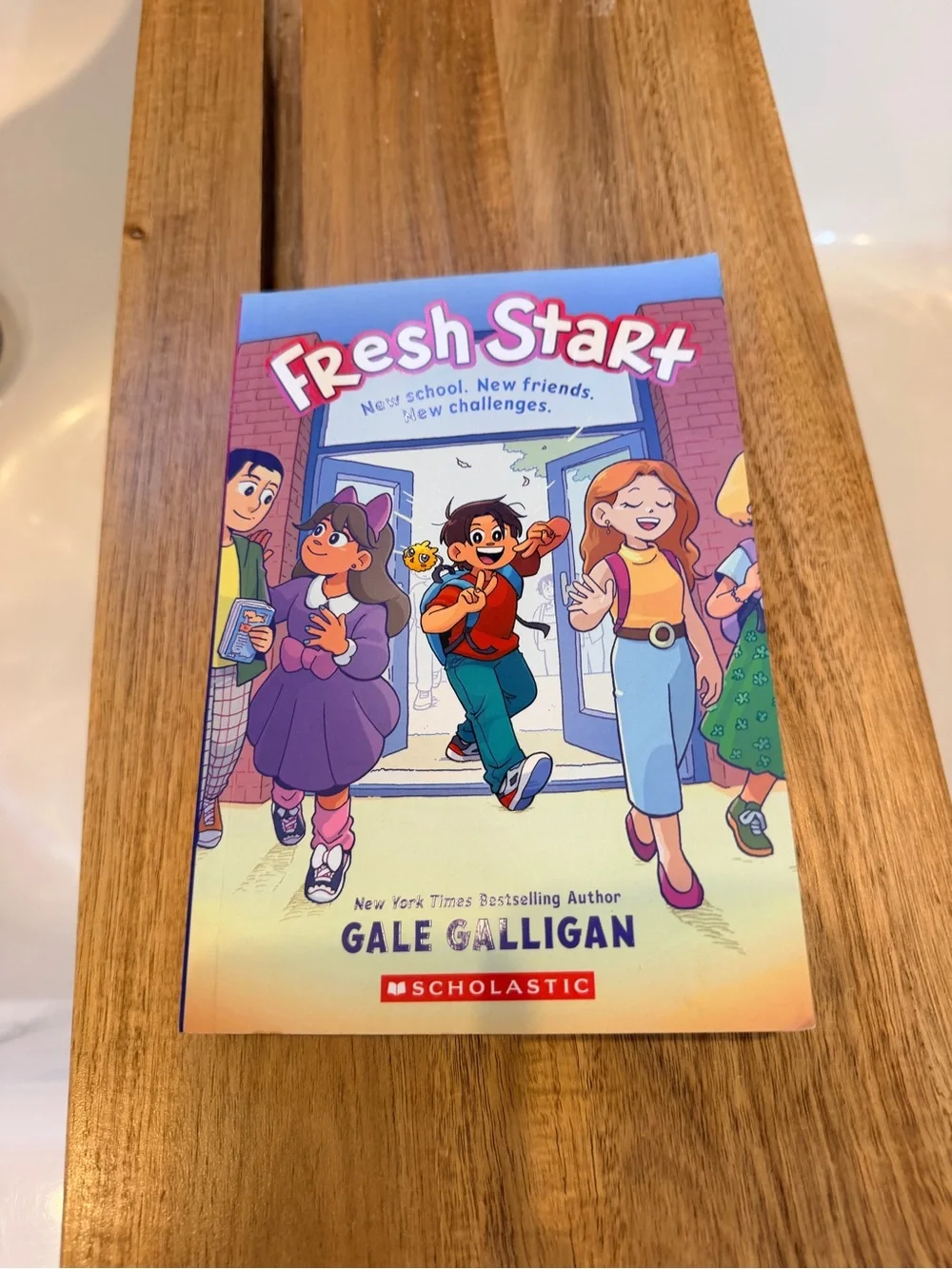Scholastic Fresh Start Chapter Book - Purple & Blue Cover